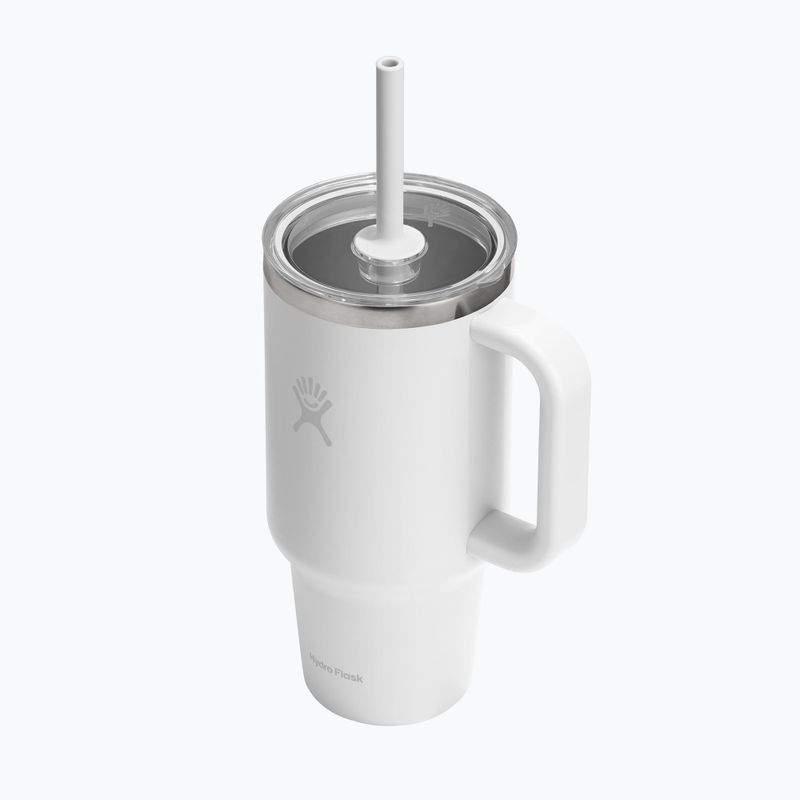 Termohrnček Hydro Flask Travel Tumbler Clear Lid white 3