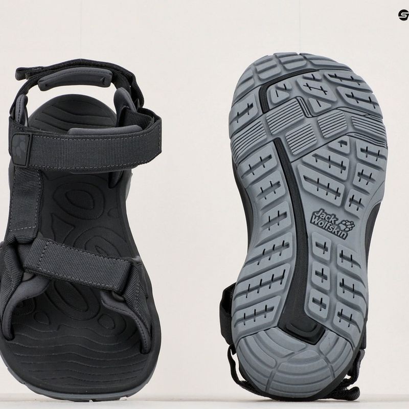 Jack Wolfskin Lakewood Ride sivé pánske trekové sandále 4019021_6230 9
