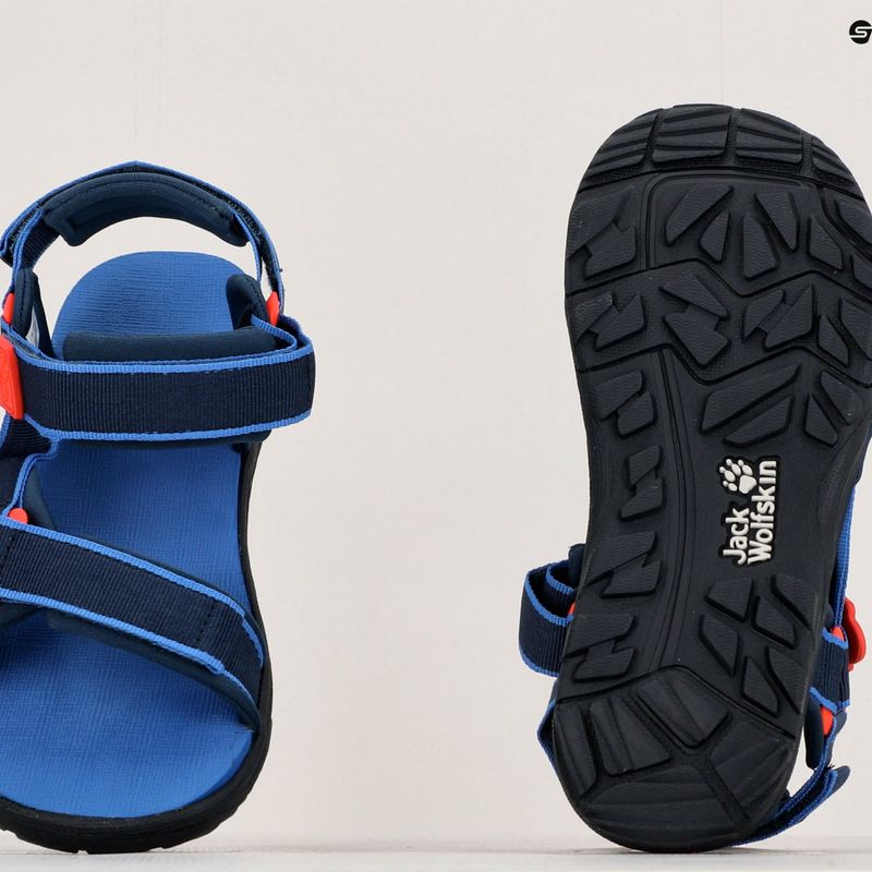 Jack Wolfskin Seven Seas 3 detské trekingové sandále námornícka modrá 4040061 16