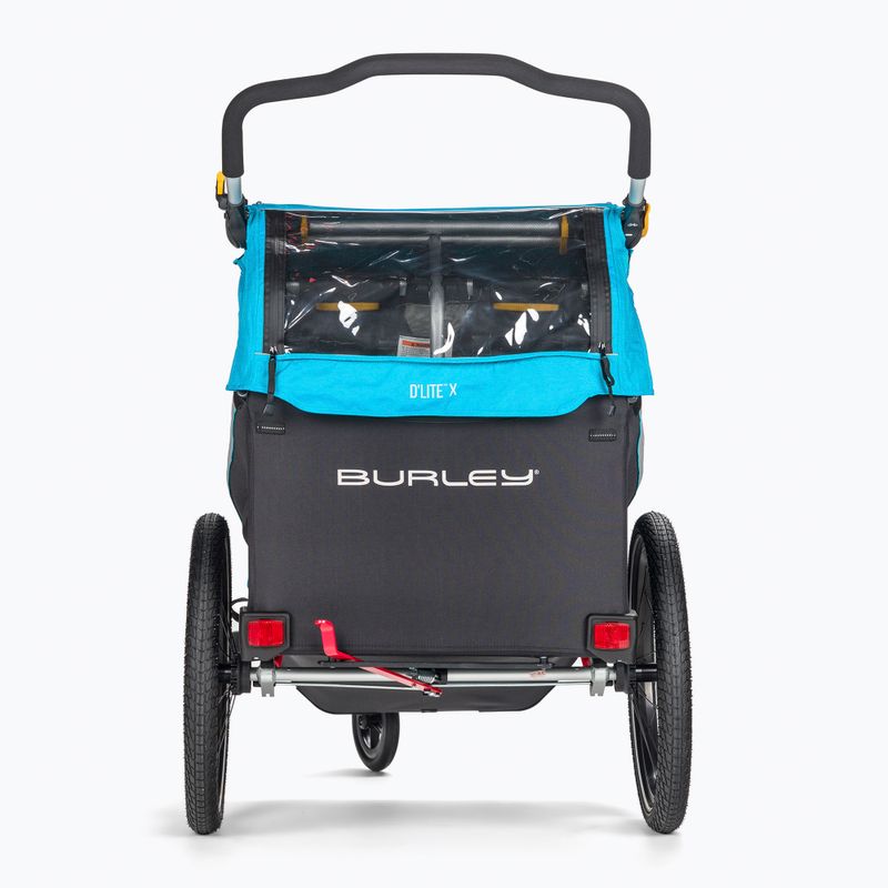 Burley D'Lite X Dvojitý príves na bicykel čierny BU-938101 3