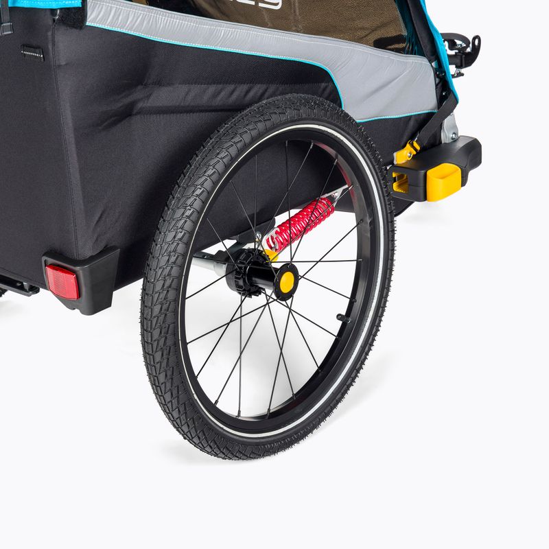 Burley D'Lite X Dvojitý príves na bicykel čierny BU-938101 6