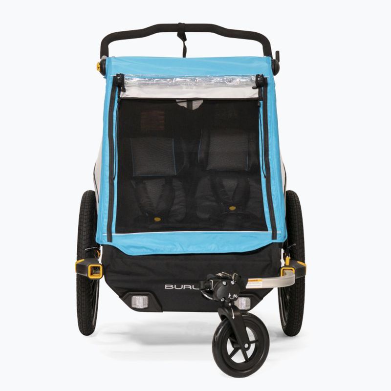 Burley D'Lite X Dvojitý príves na bicykel čierny BU-938101 8
