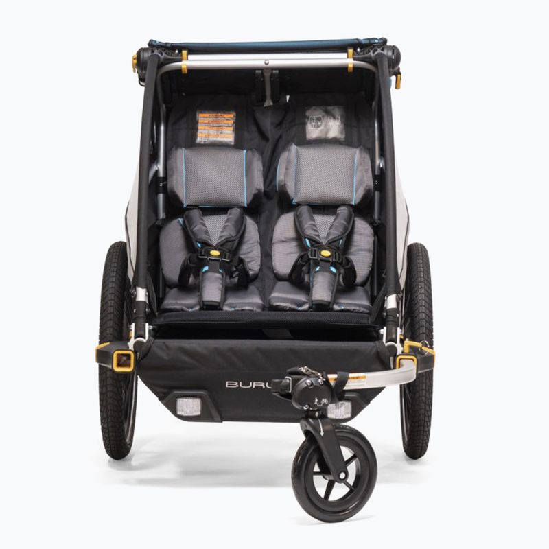 Burley D'Lite X Dvojitý príves na bicykel čierny BU-938101 9