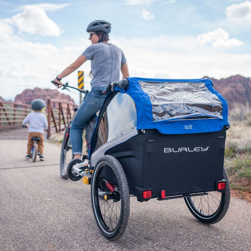 Burley D'Lite X Dvojitý príves na bicykel čierny BU-938101 14