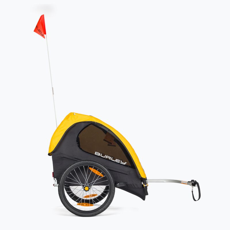 Burley Bee Dvojitý príves na bicykel žltý BU-946206 2