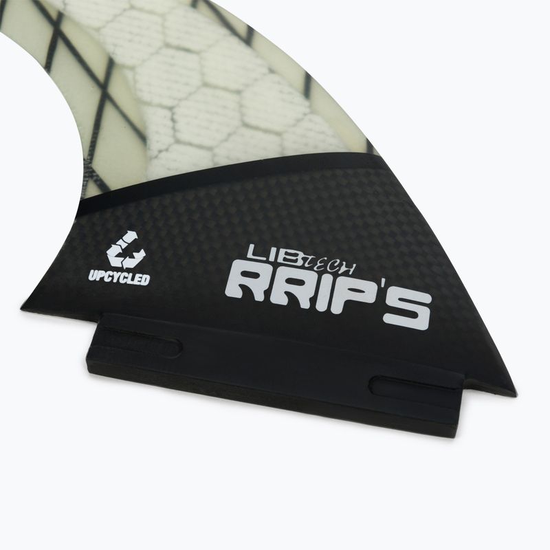 Plutvy na surfovanie (3 ks) Lib Tech Tri Fin Set white and black 19SUFIN-2 3