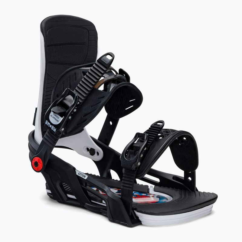 Snowboardové viazanie Bent Metal Axtion black/white 22BN4-BKWHT