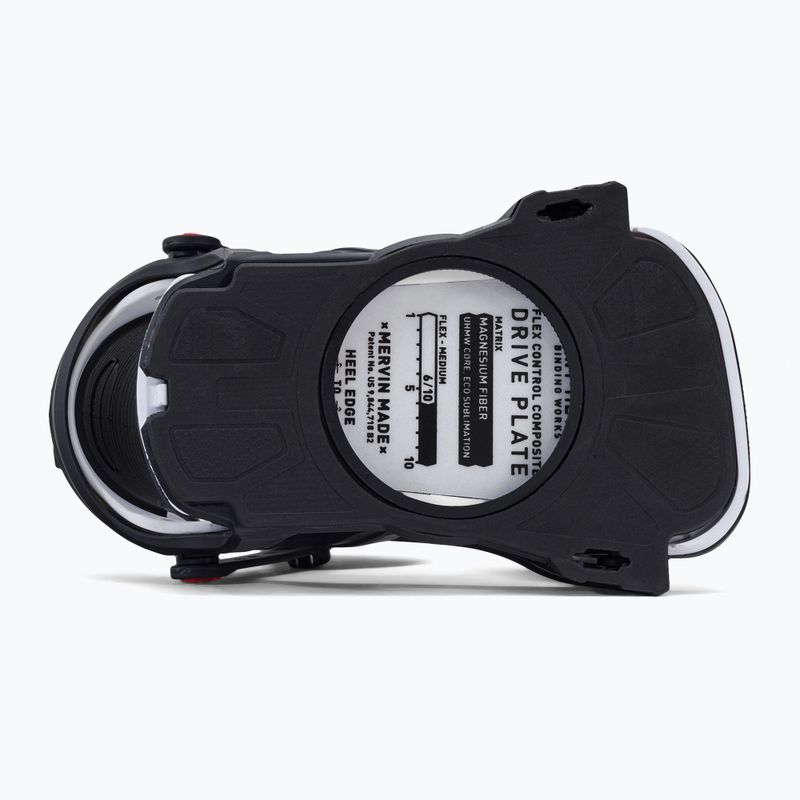 Snowboardové viazanie Bent Metal Axtion black/white 22BN4-BKWHT 3