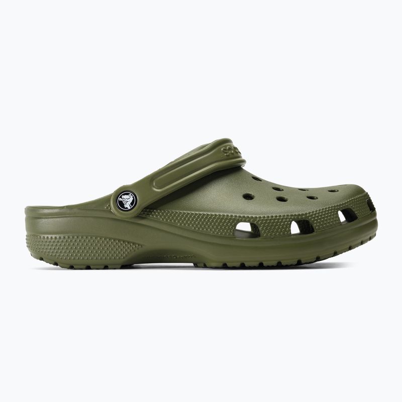 Pánske žabky Crocs Classic army green 3