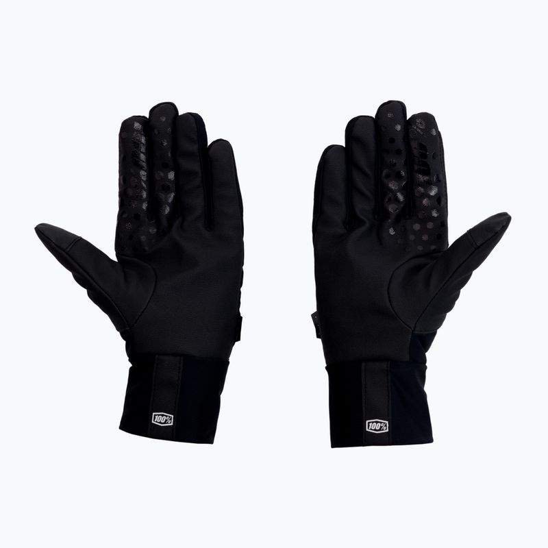 100% Hydromatic Brisker cyklistické rukavice čierne STO-10010-001-10 2