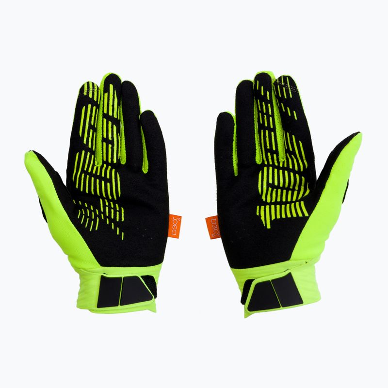 Cyklistické rukavice 100% Cognito yellow STO-10013-014-10 2