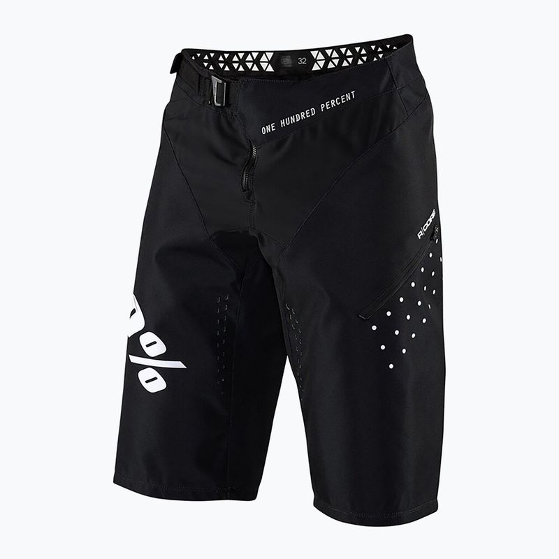 Pánske cyklistické šortky 100% R-Core black STO-42104-001-36