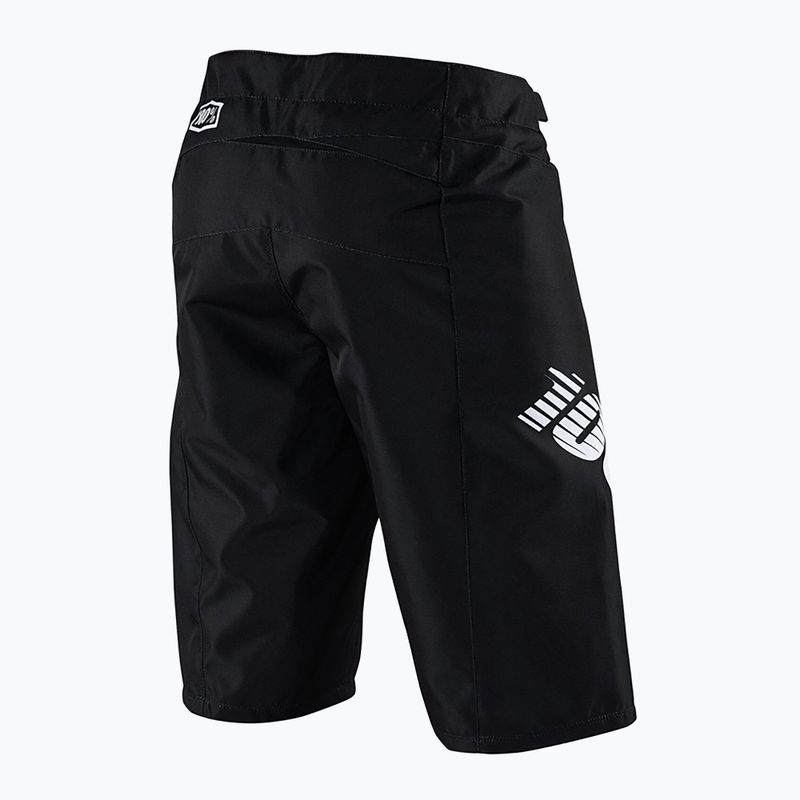 Pánske cyklistické šortky 100% R-Core black STO-42104-001-36 2