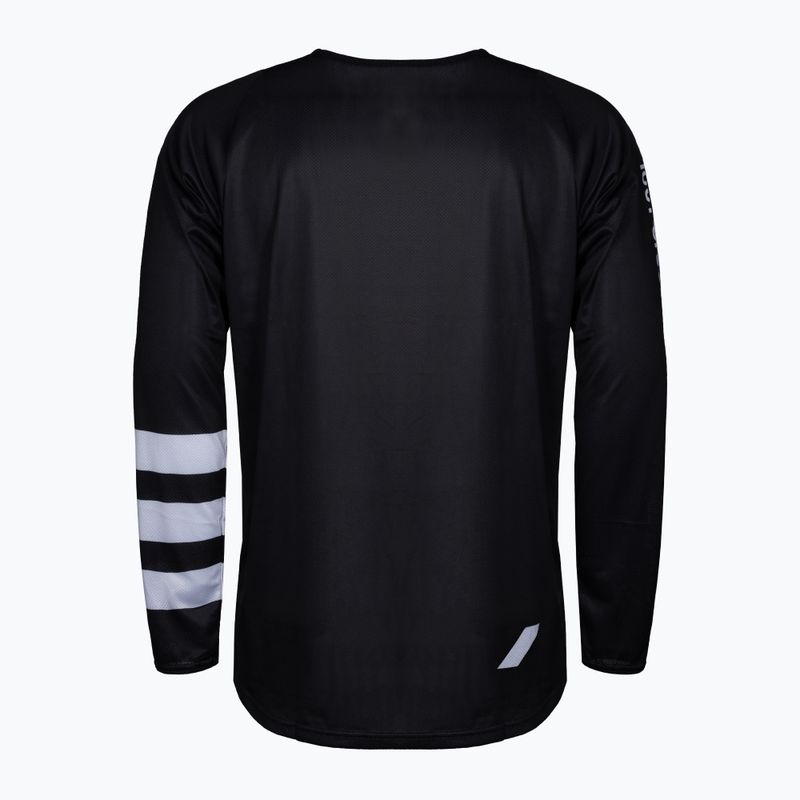 Pánsky cyklistický dres 100% R-Core Jersey LS black STO-41104-011-11 2