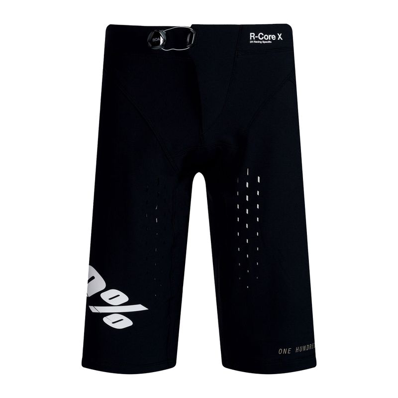 Pánske cyklistické šortky 100% R-Core X black STO-42003-001-30