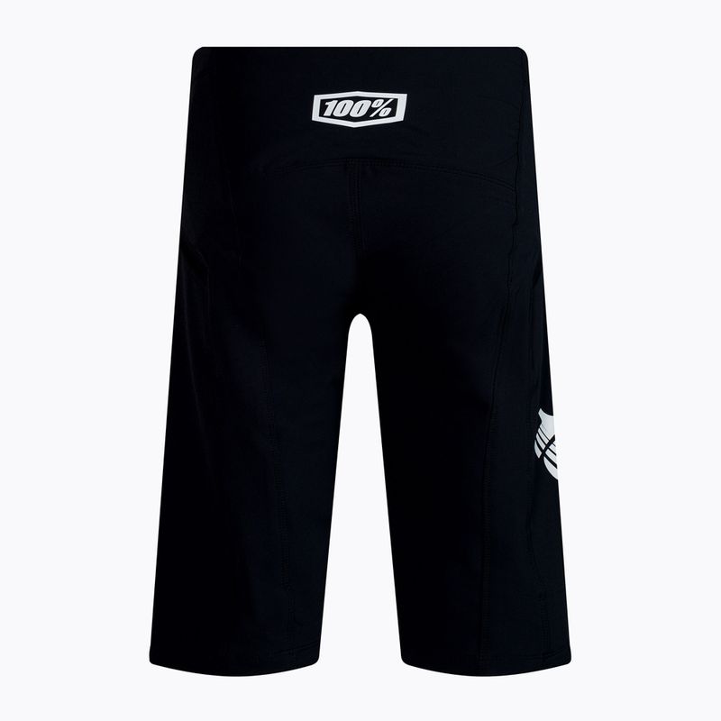 Pánske cyklistické šortky 100% R-Core X black STO-42003-001-30 2
