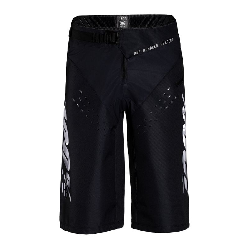 Pánske cyklistické šortky 100% R-Core black STO-42105-001-30