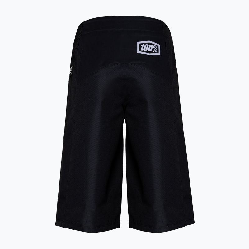 Pánske cyklistické šortky 100% R-Core black STO-42105-001-30 2
