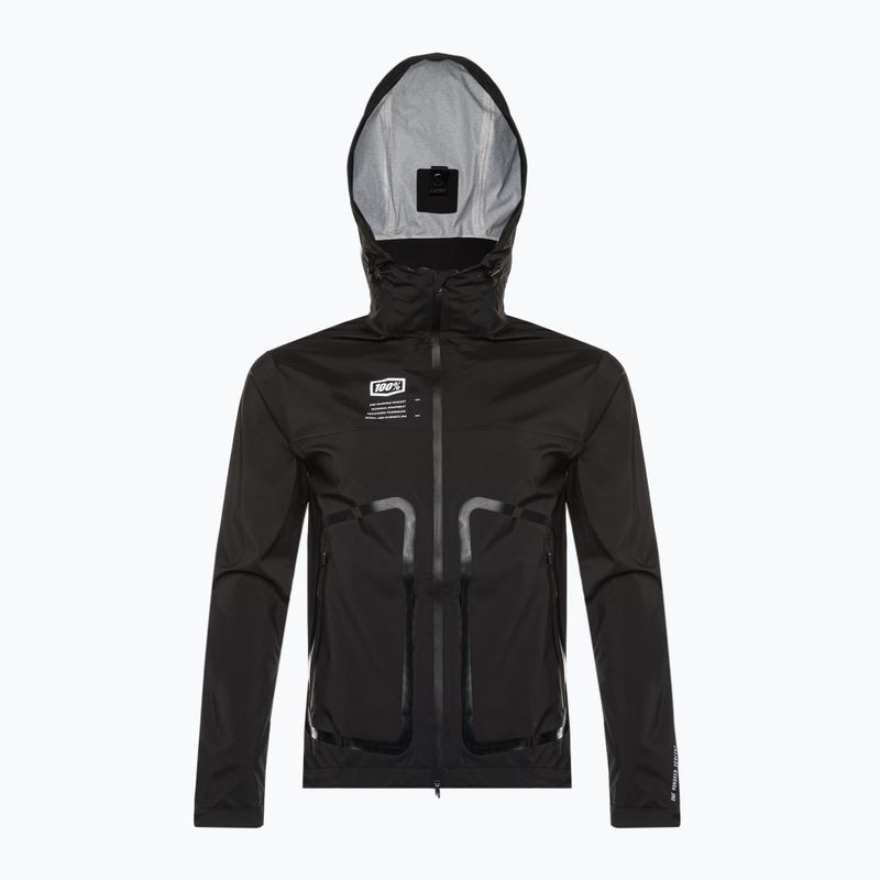 Pánska cyklistická bunda 100% Hydromatic Jacket black 39502-001-13