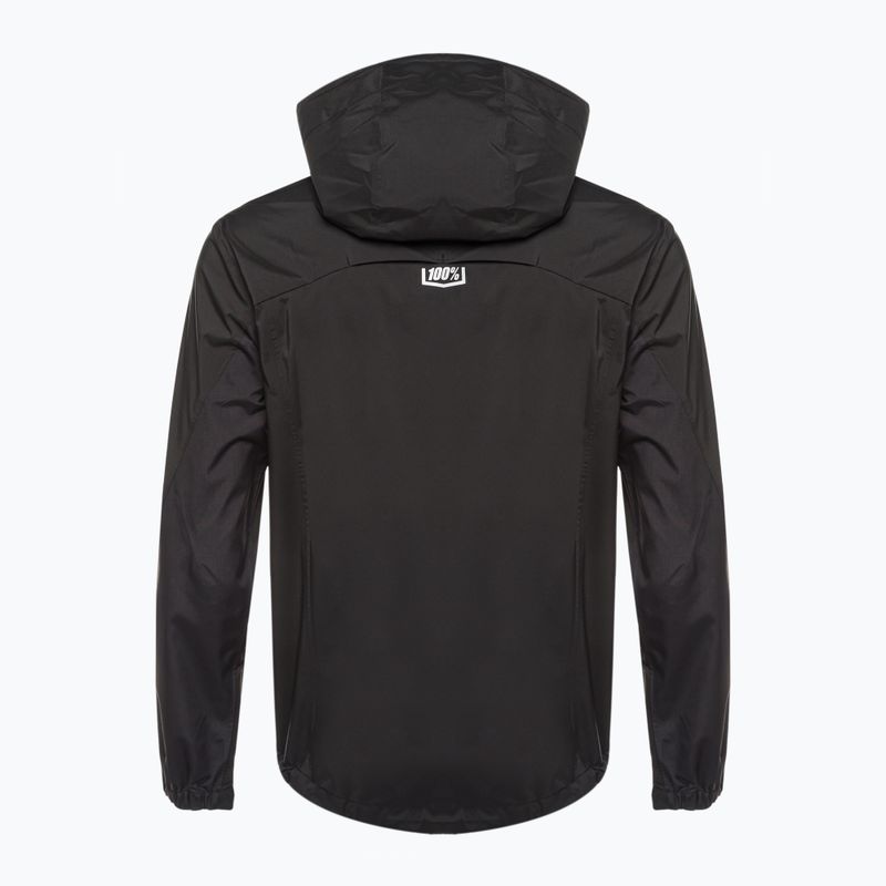 Pánska cyklistická bunda 100% Hydromatic Jacket black 39502-001-13 2