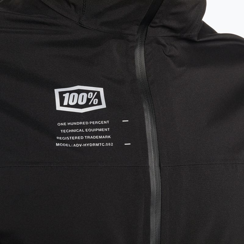 Pánska cyklistická bunda 100% Hydromatic Jacket black 39502-001-13 3