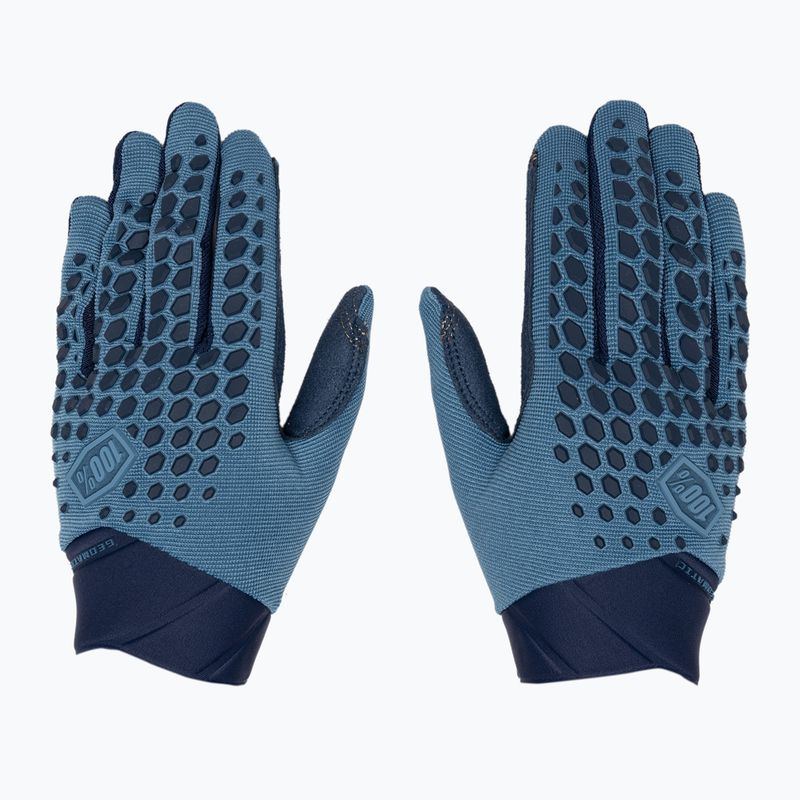 Rukavice cyklistické 100% Geomatic slate blue 3