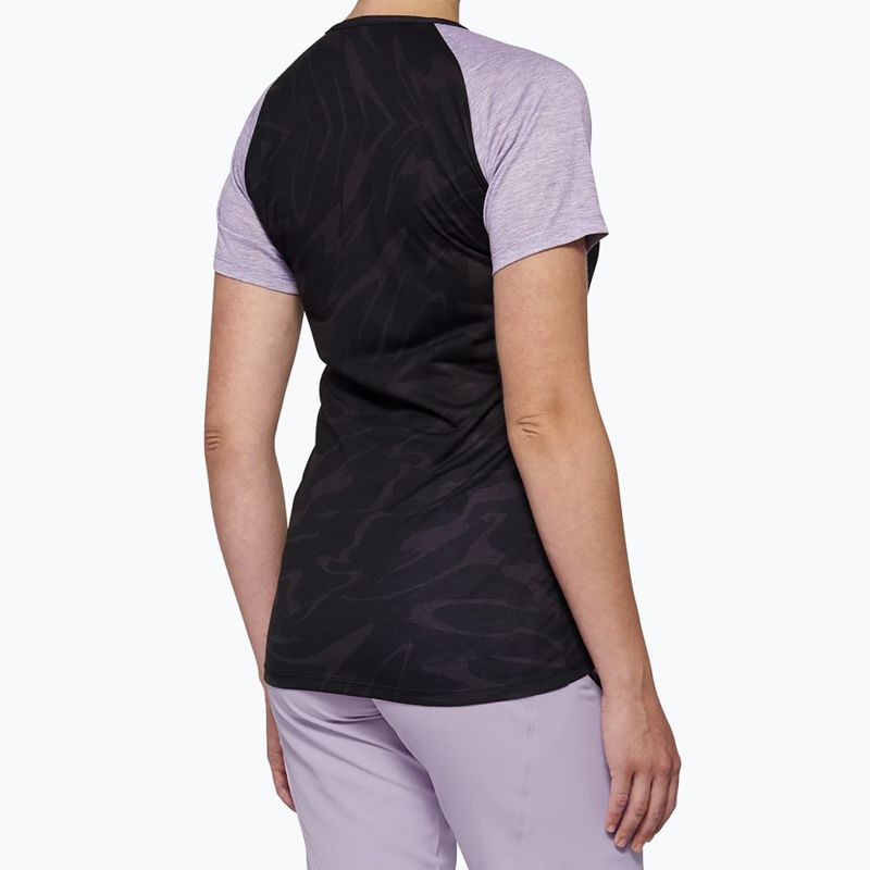 Dámsky cyklistický dres 100% Airmatic W black lavender 2