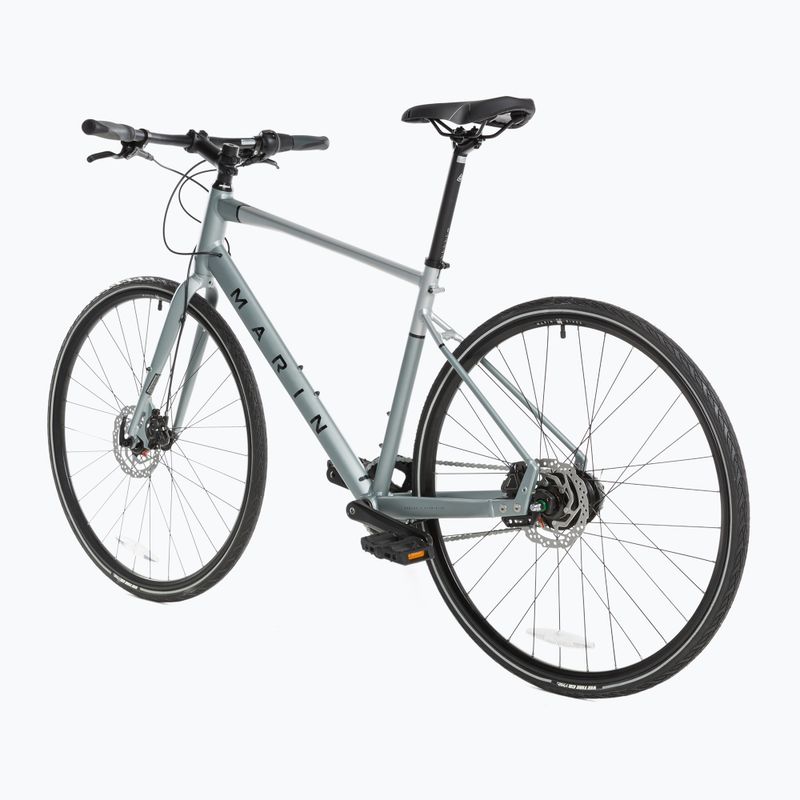 Mestský bicykel Marin Presidio 2 saténový drevený/strieborný/čierny 3