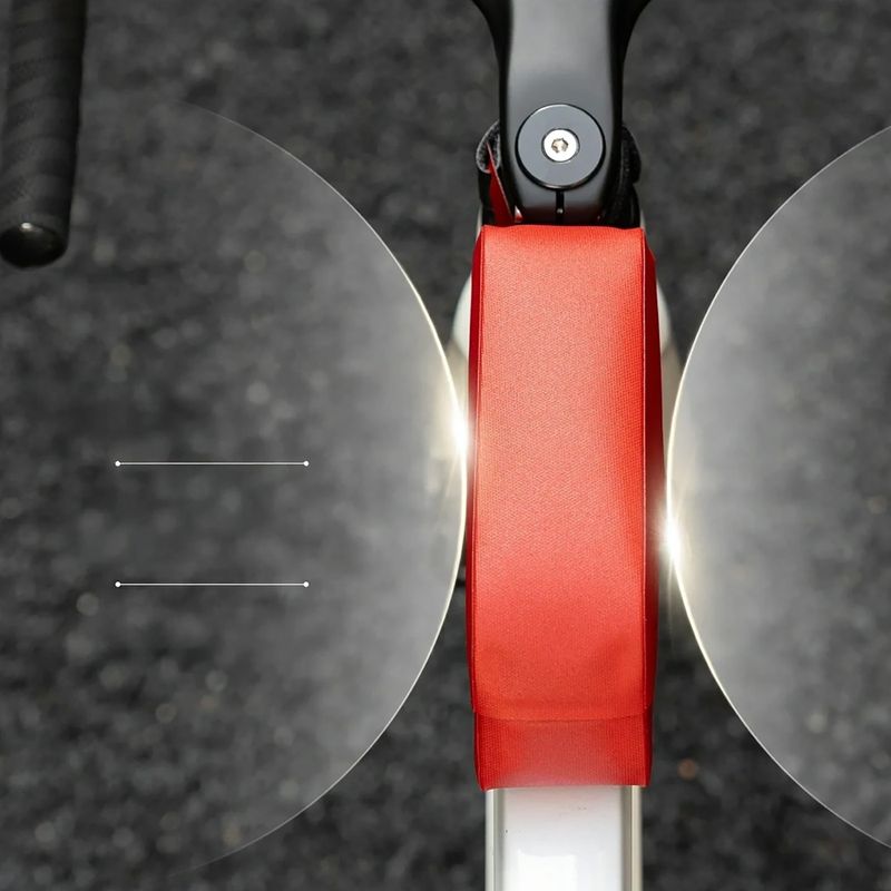Brašna na rám bicykla Rockbros 30120122 Bike Tube Bag Magnetic L 0,9 l red 4