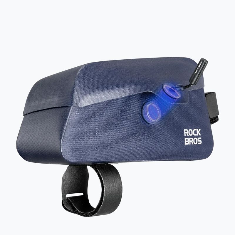 Brašna na rám bicykla Rockbros 30120122 Bike Tube Bag Magnetic L 0,9 l blue 3