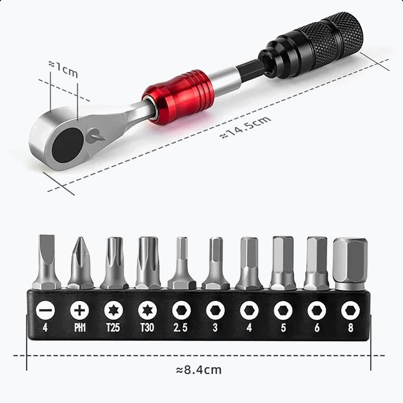 Kľúč na bicykel Rockbros 43210049001 Repair Tool 10in1 11