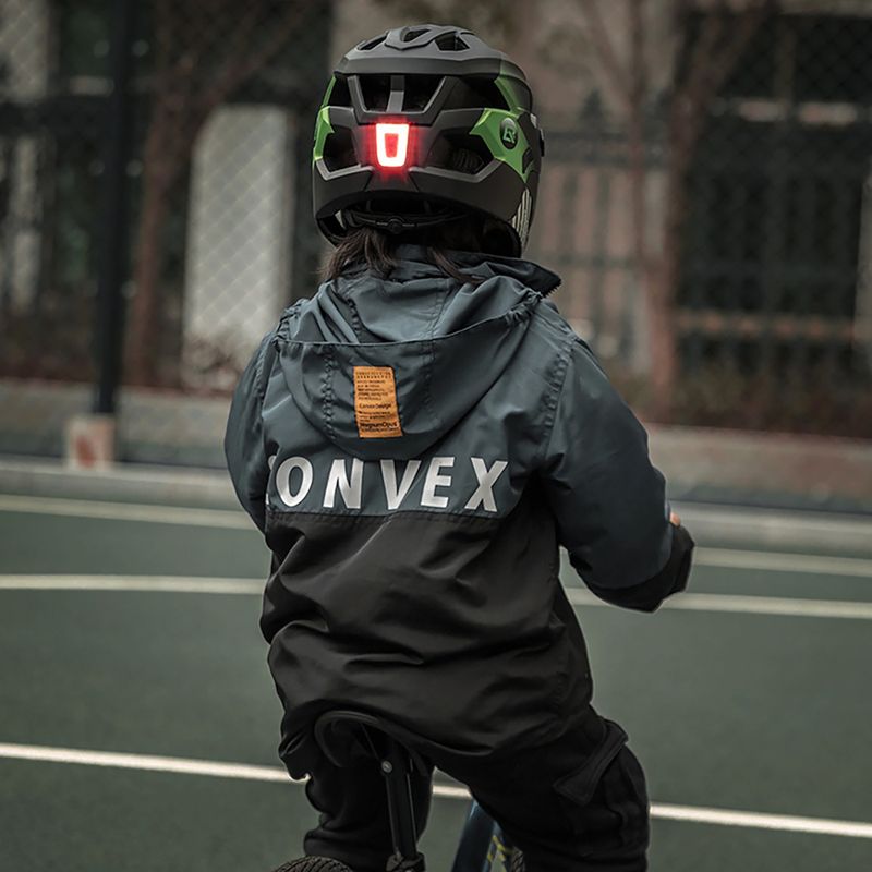 Detská cyklistická prilba Rockbros 10110061003 Kids Helmet black/ti-green 4