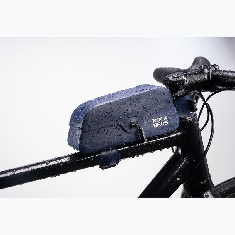 Brašna na rám bicykla Rockbros 30120122 Bike Tube Bag Magnetic S 0,6 l blue 2
