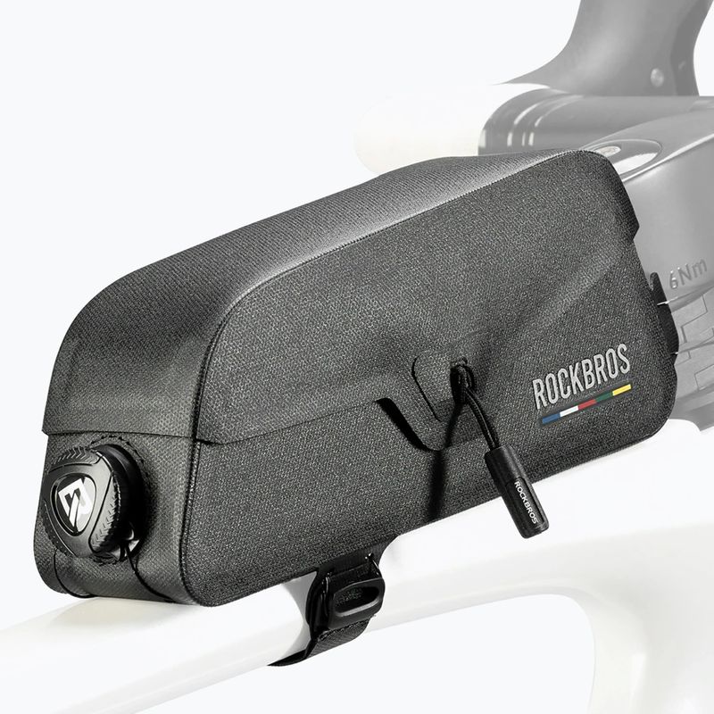 Brašna na rám bicykla Rockbros 30120123001 Road to Sky Frame Bag Magnetic S black 2