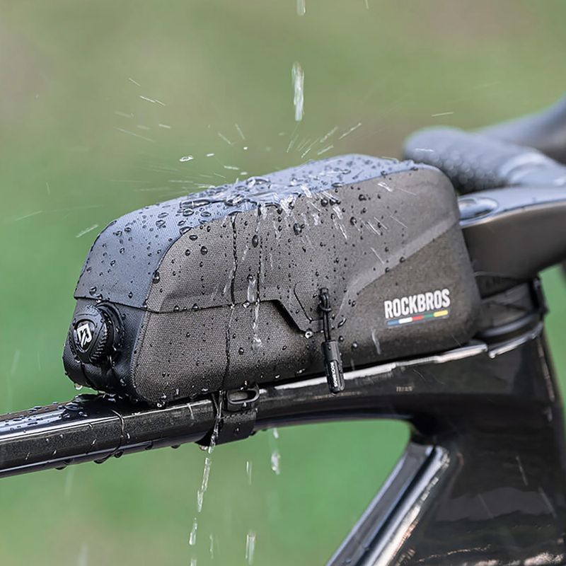Brašna na rám bicykla Rockbros 30120123001 Road to Sky Frame Bag Magnetic S black 5