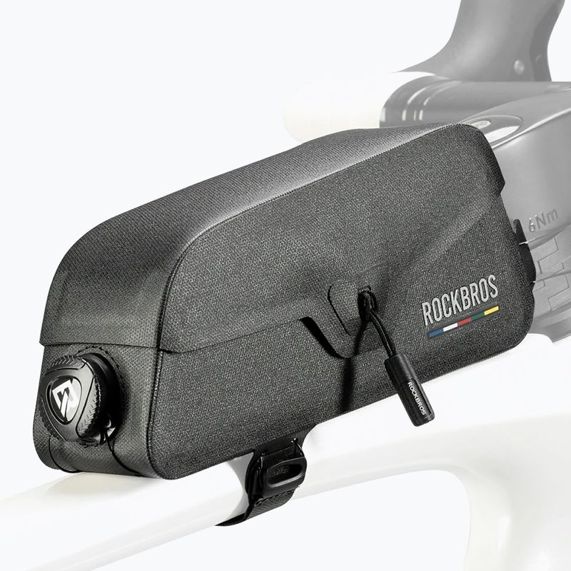 Brašna na rám bicykla Rockbros 30120123002 Road to Sky Frame Bag Magnetic L 0,9 l black 2