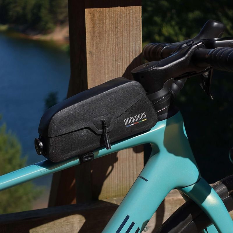 Brašna na rám bicykla Rockbros 30120123002 Road to Sky Frame Bag Magnetic L 0,9 l black 6