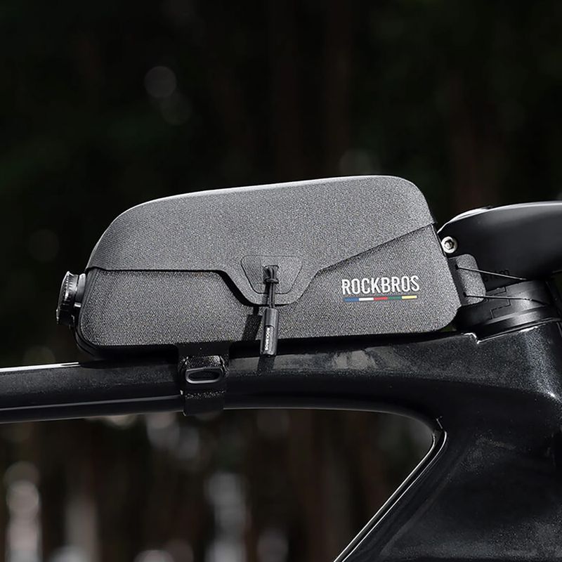Brašna na rám bicykla Rockbros 30120123002 Road to Sky Frame Bag Magnetic L 0,9 l black 7