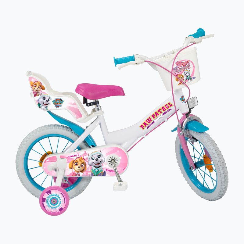 Toimsa 14" detský bicykel Paw Patrol Girl biely 1481