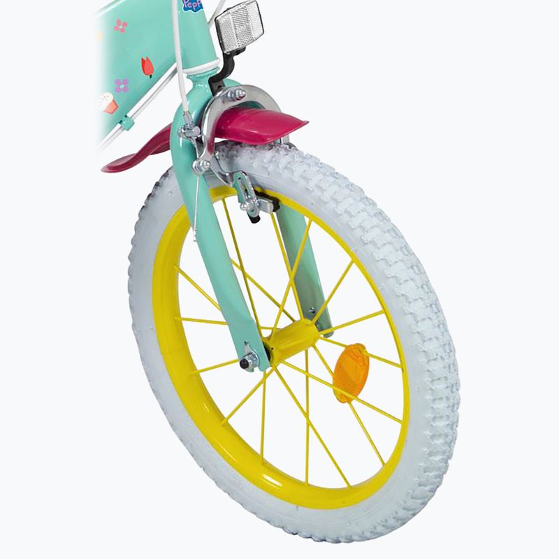Detský bicykel Toimsa 16" Peppa Pig zelený 1698 4