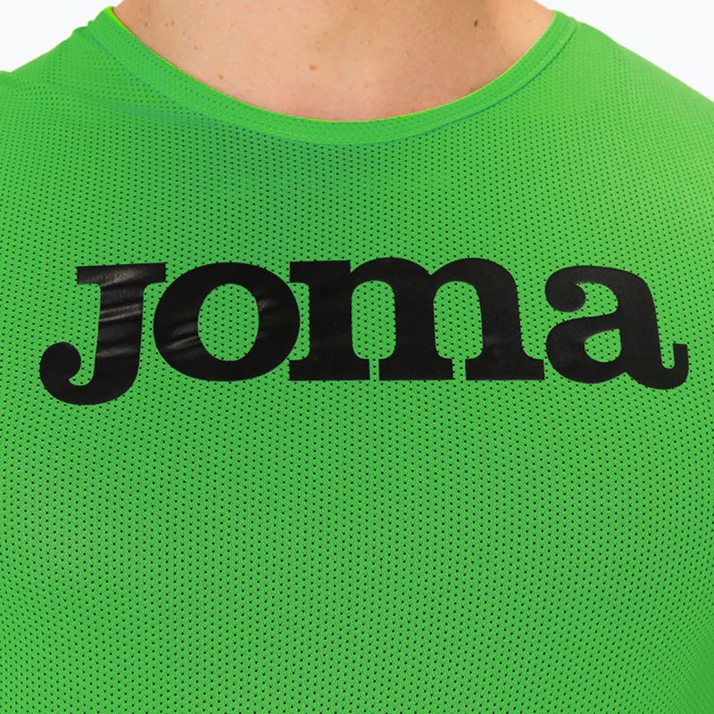 Rozlišovacie tričko Joma Training Bib fluor zelená 4