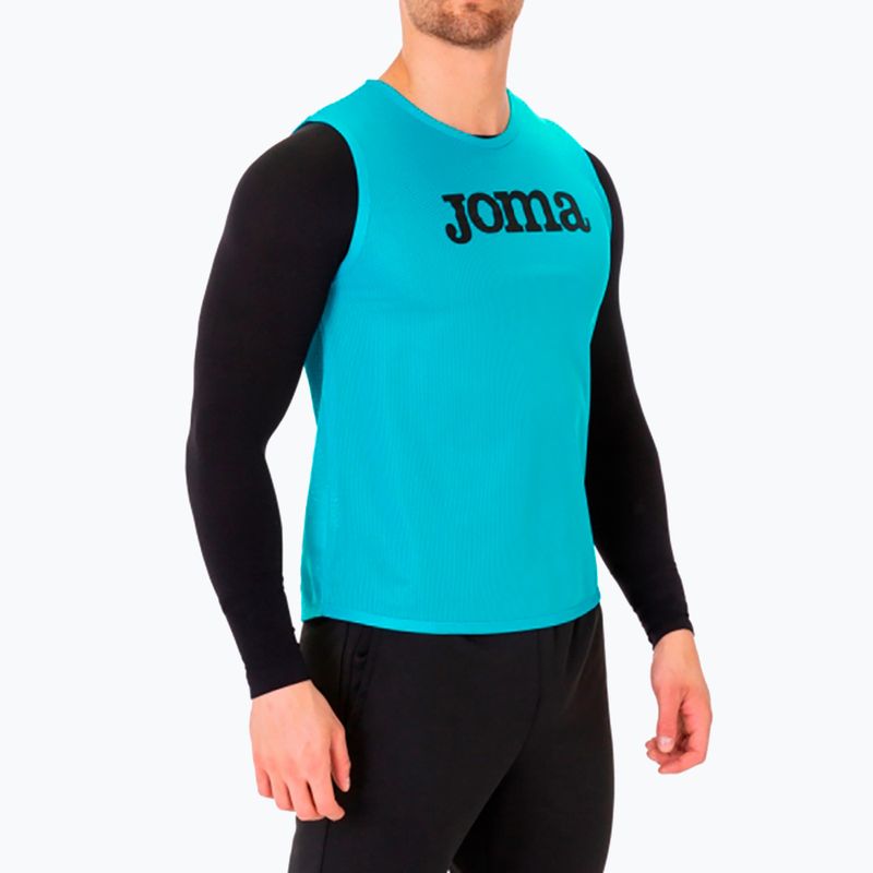 Rozlišovacie tričko Joma Training Bib fluor tyrkysová 3