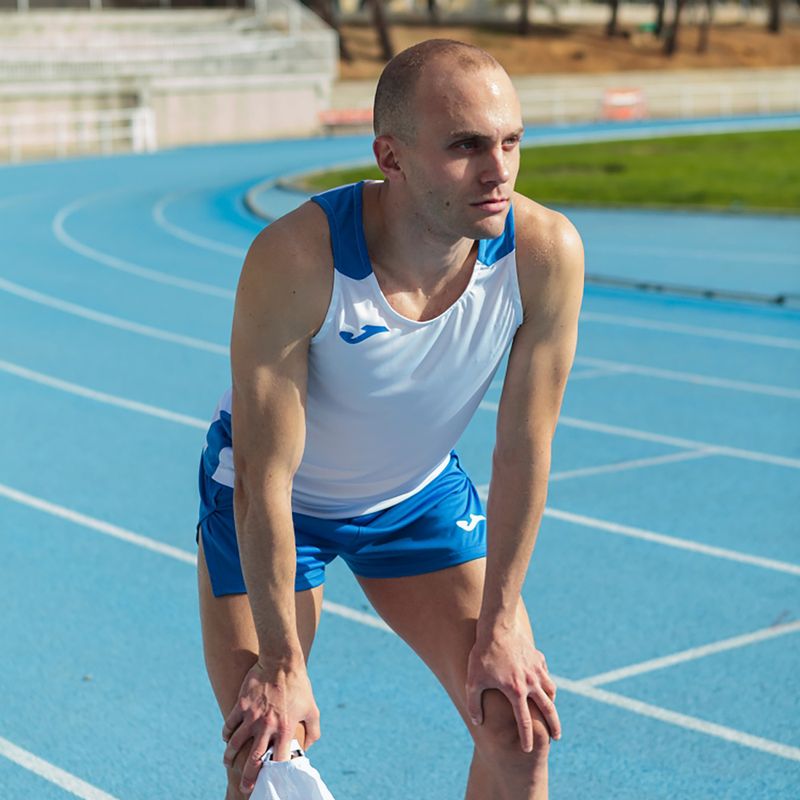 Pánske bežecké tielko Joma Record II white/royal 10