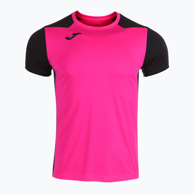 Pánske bežecké tričko Joma Record II fluor pink/black 9