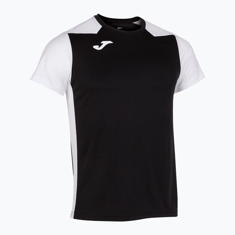 Pánske bežecké tričko Joma Record II black/white 7