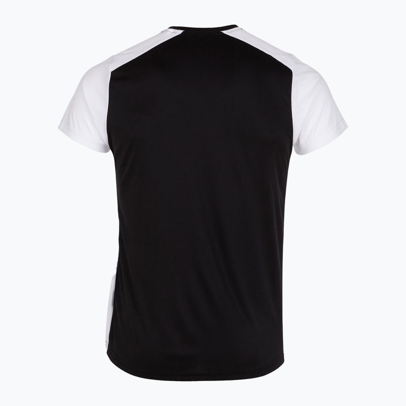 Pánske bežecké tričko Joma Record II black/white 8