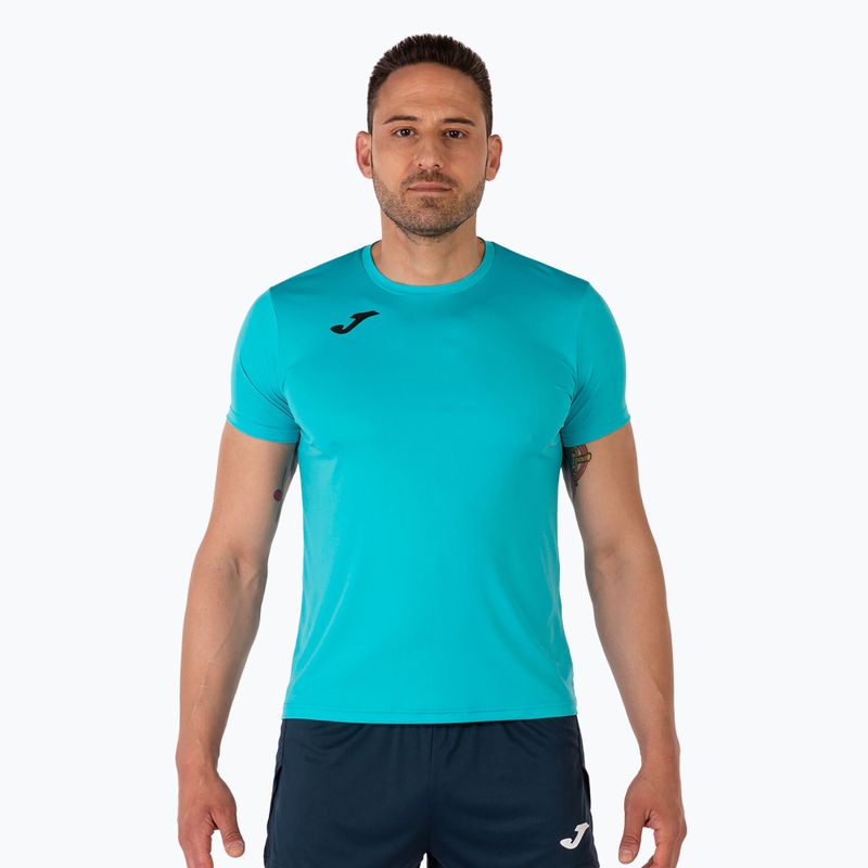 Pánske bežecké tričko Joma Record II fluor turquoise