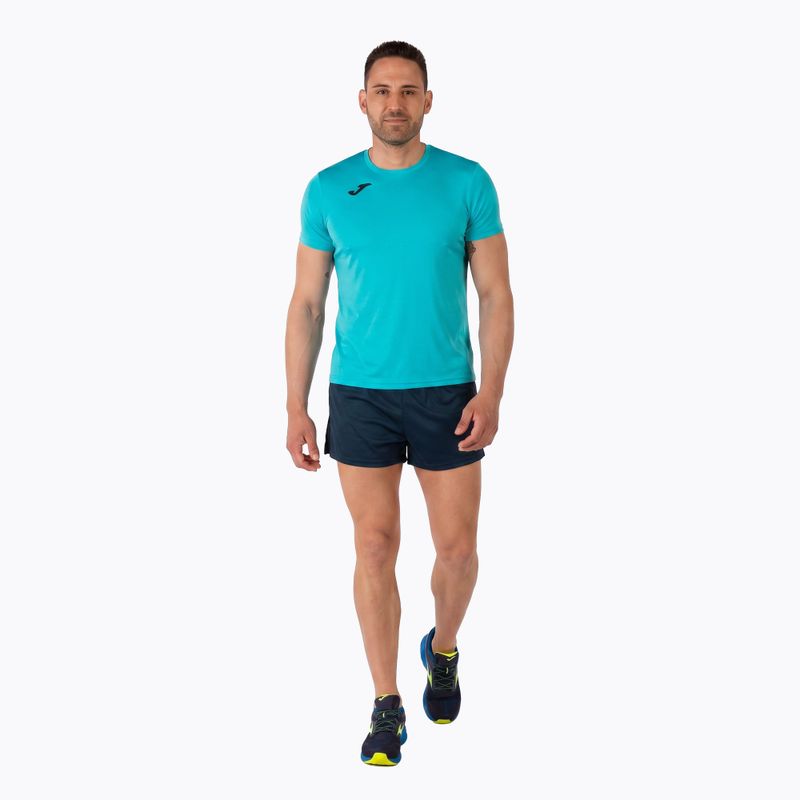 Pánske bežecké tričko Joma Record II fluor turquoise 13