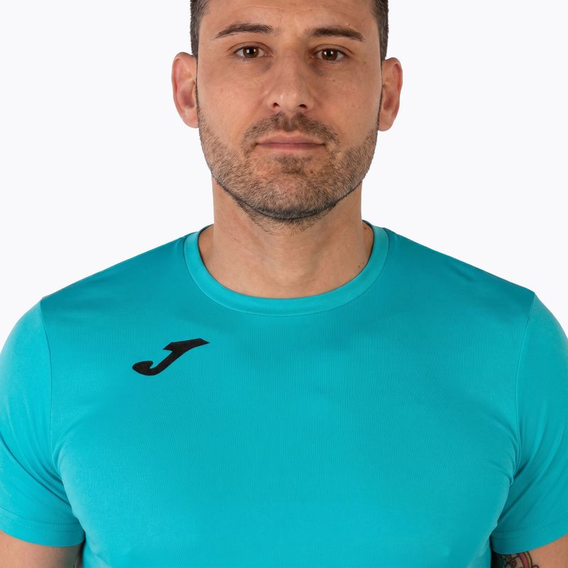 Pánske bežecké tričko Joma Record II fluor turquoise 15