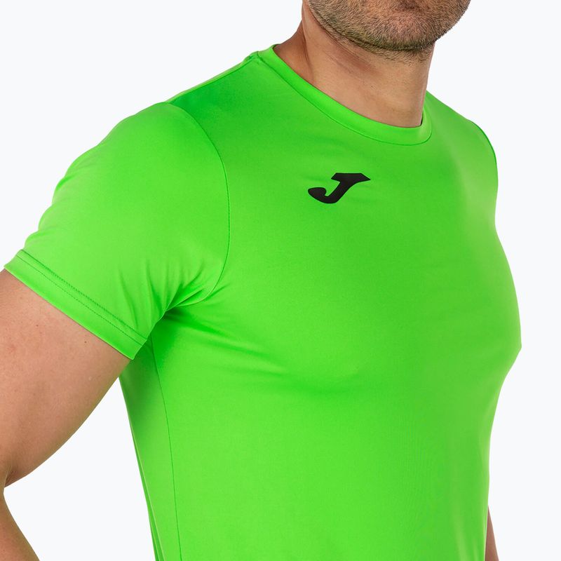 Pánske bežecké tričko Joma Record II fluor green 6